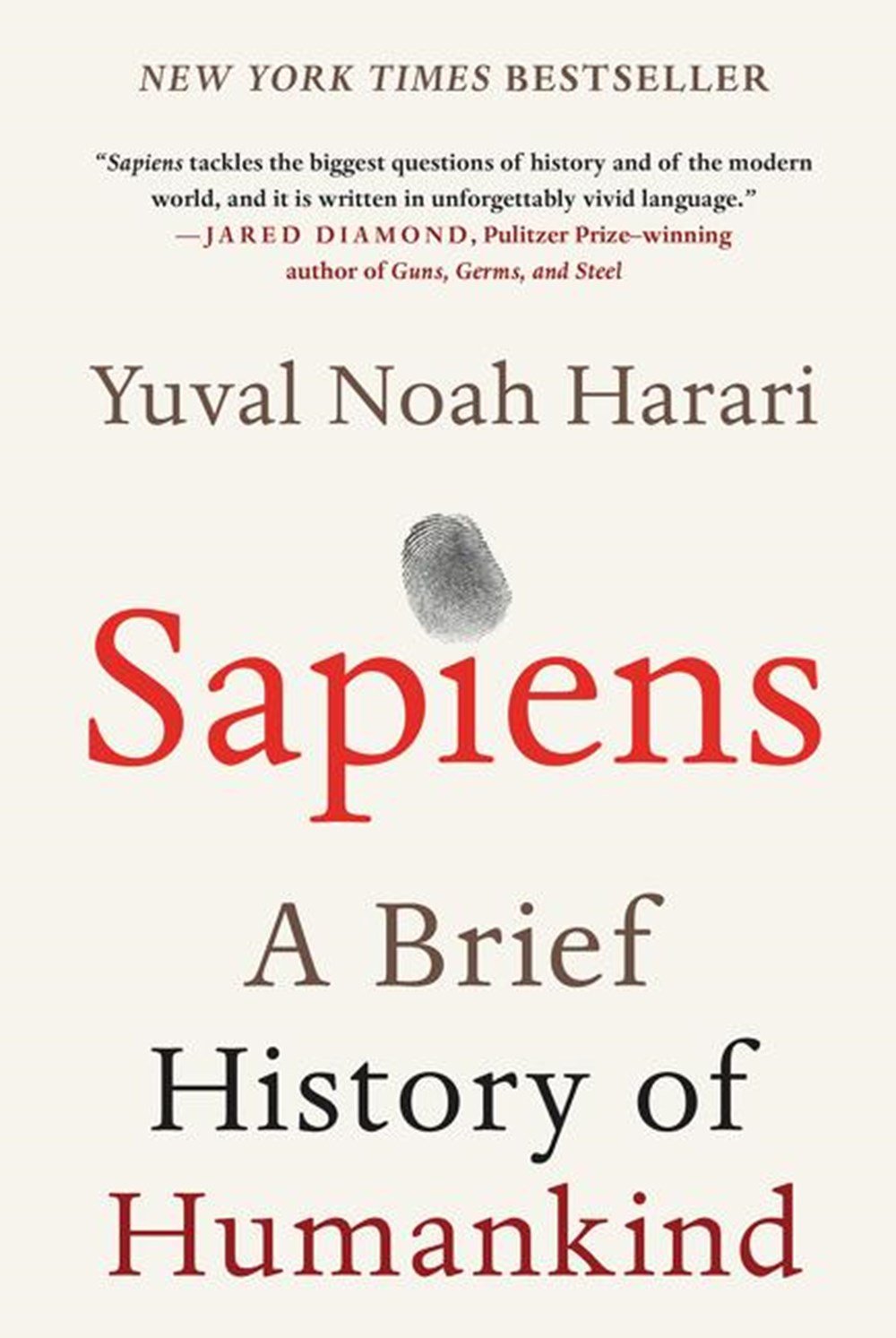 Sapiens book cover